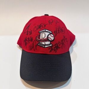 Rome Braves Signed New Era stretch fit hat Small - Medium